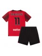 AC Milan Zlatan Ibrahimovic #11 Heimtrikotsatz für Kinder 2023-24 Kurzarm (+ Kurze Hosen)